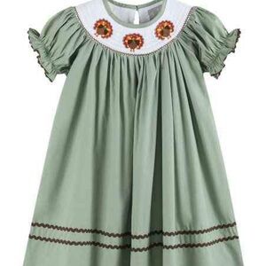 Lil Cactus smocked dress